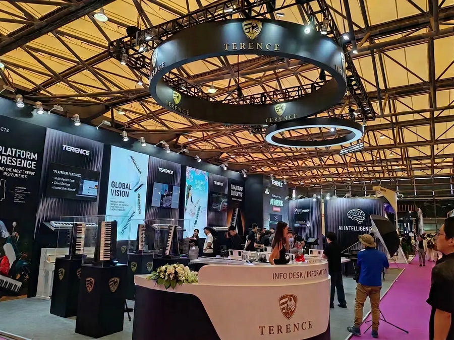TERENCE Showcases Foldable Digital Pianos and AI Smart Piano Innovation at the 2024 Shanghai Musical Instruments Exhibition