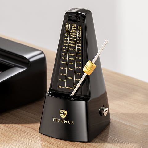 Terence TM1 Precision Mechanical Metronome with All-Metal Movement for Piano Guitar Practice