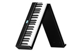 Terence V30 digital piano in Black – foldable design for portable multi-scene electronic piano use