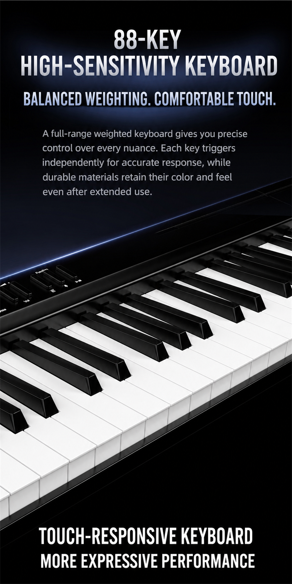 Terence V20 Foldable Digital Piano