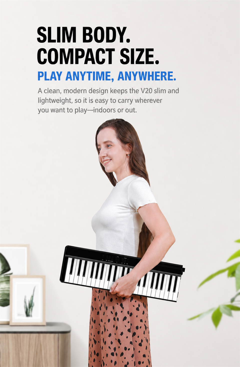 Terence V20 Foldable Digital Piano