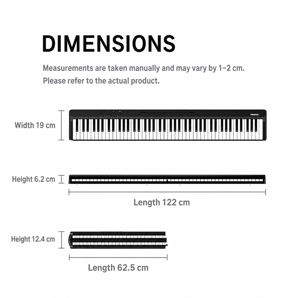 Terence V20 Foldable Digital Piano