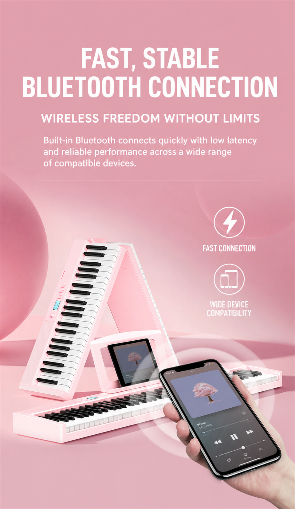 Terence V30 Foldable Digital Piano