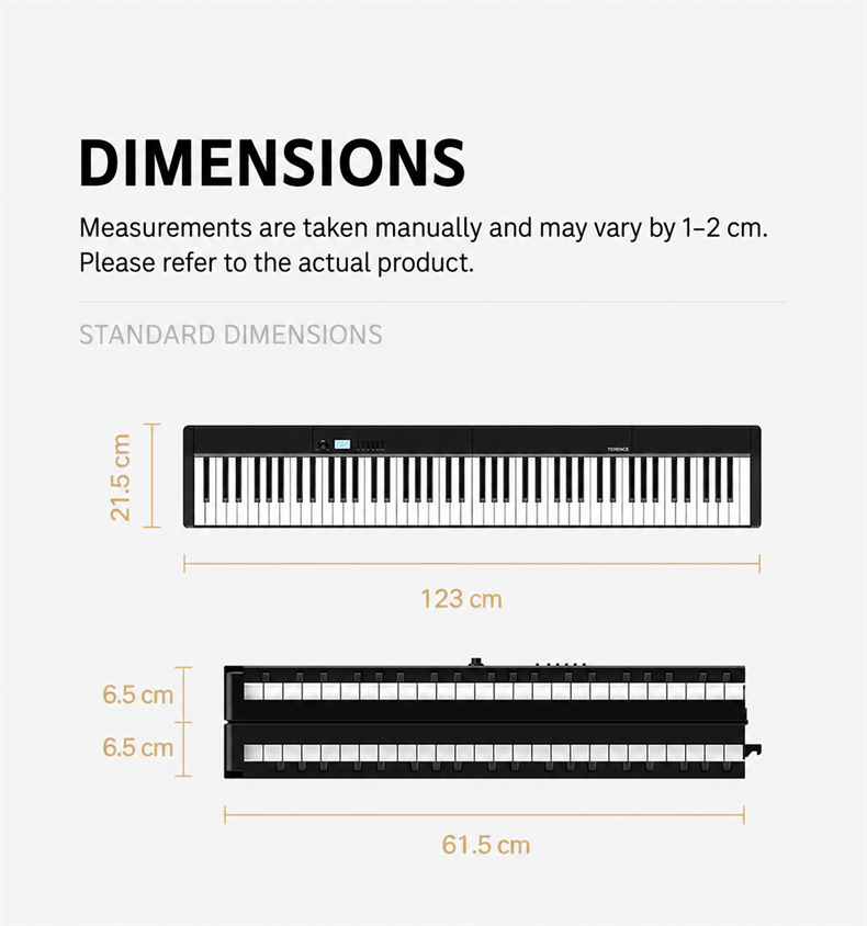 Terence V30 Foldable Digital Piano