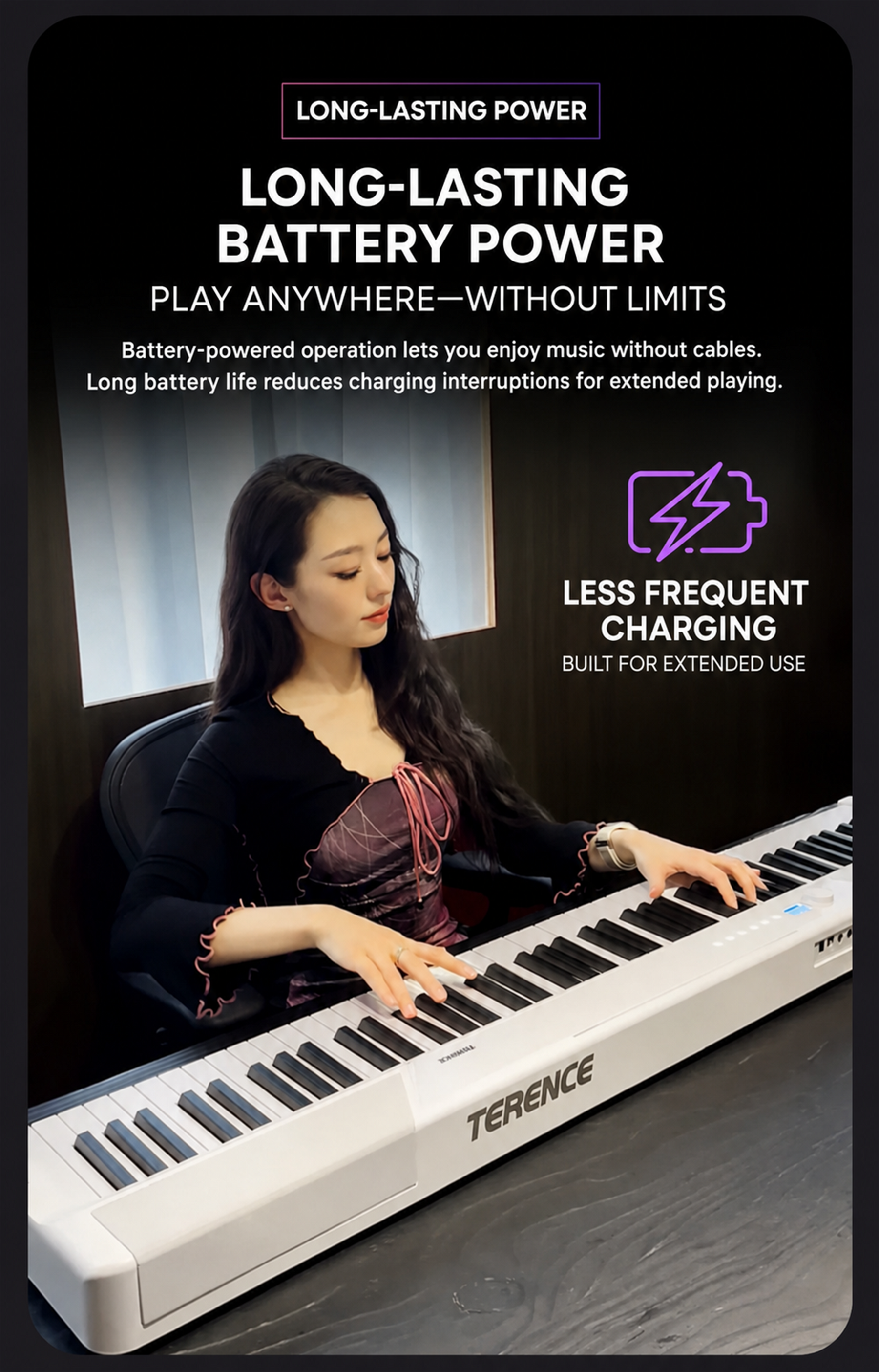 Terence V50 Foldable Digital Piano