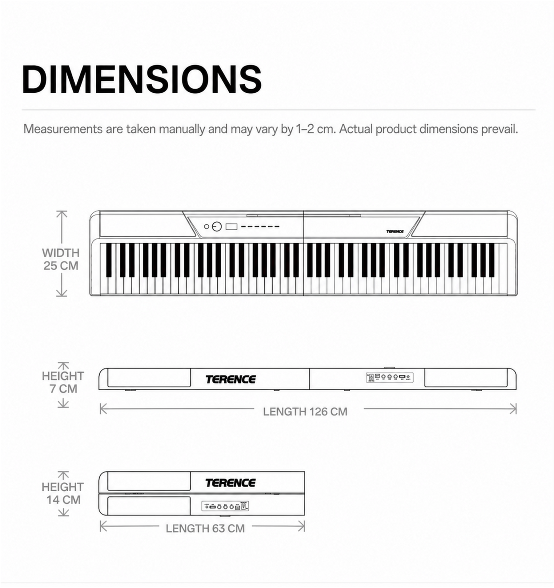 Terence V50 Foldable Digital Piano