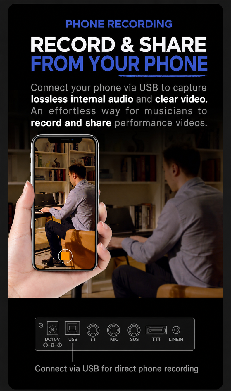 Terence V70 Foldable Digital Piano