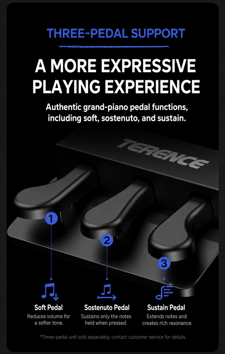 Terence V70 Foldable Digital Piano