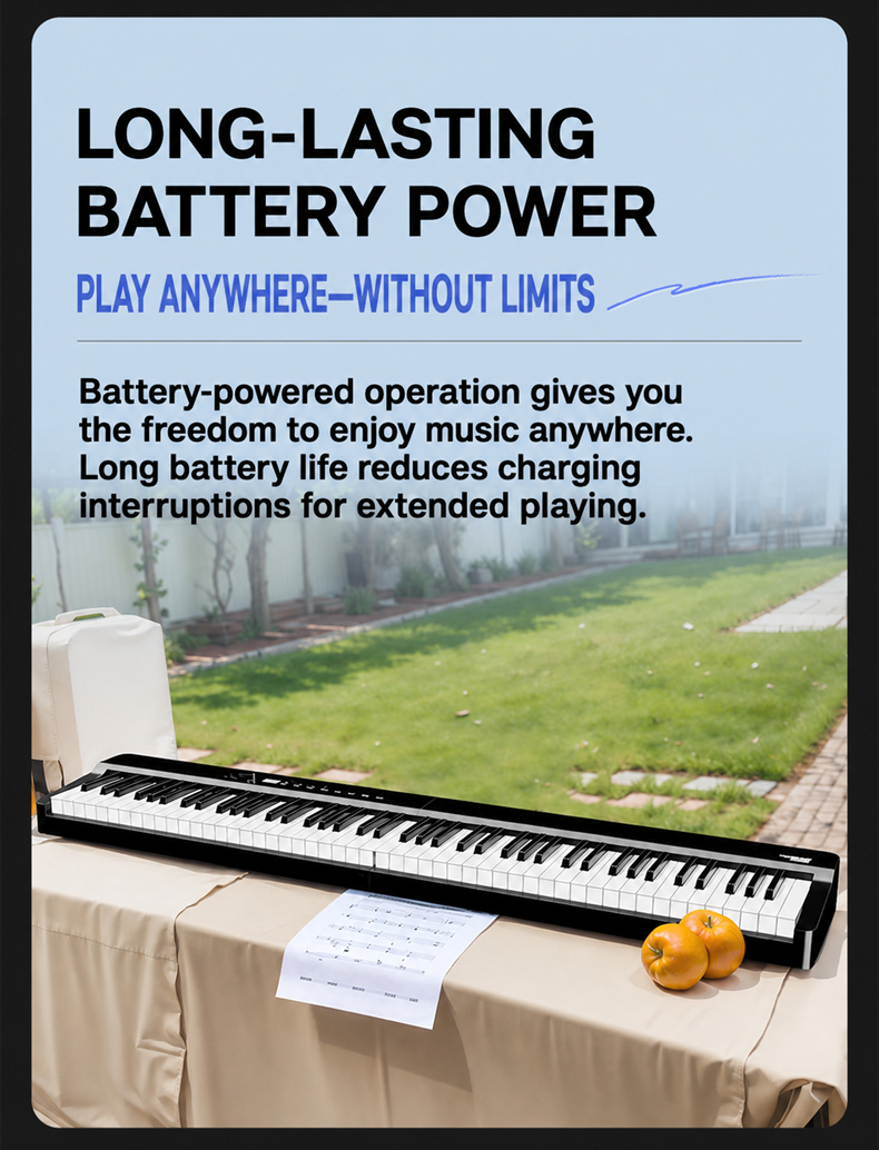 Terence V70 Foldable Digital Piano