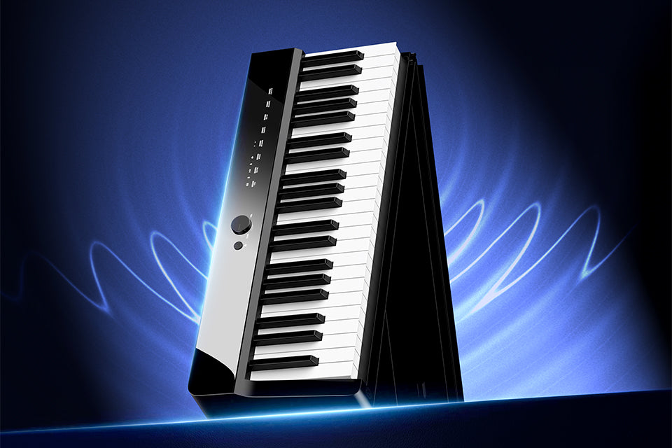 Terence V70 foldable piano with hammer action feel