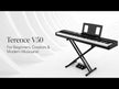 Terence V50 Foldable Digital Piano video preview