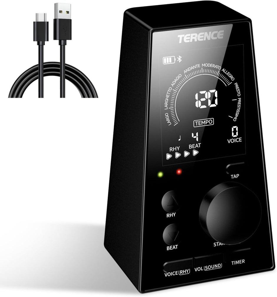 Terence DM1 Professional Digital Metronome - High - Precision Beat Trainer for Piano Practice - terenceofficial