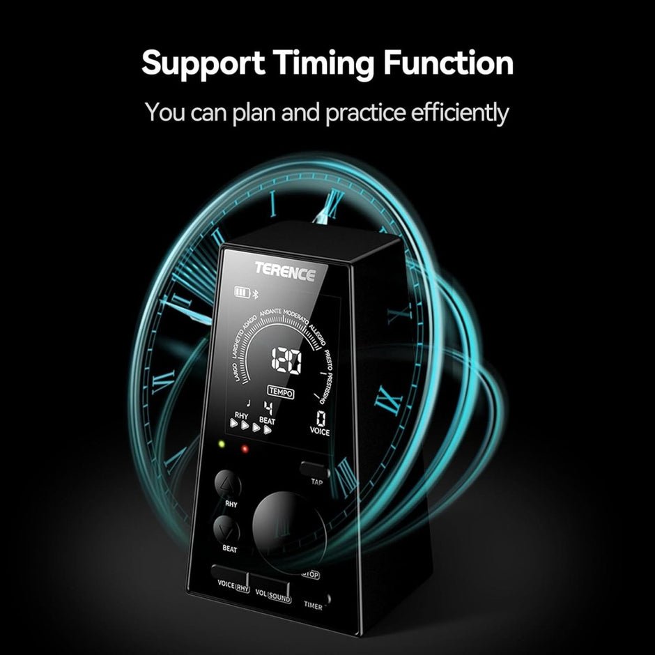 Terence DM1 Professional Digital Metronome - High - Precision Beat Trainer for Piano Practice - terenceofficial