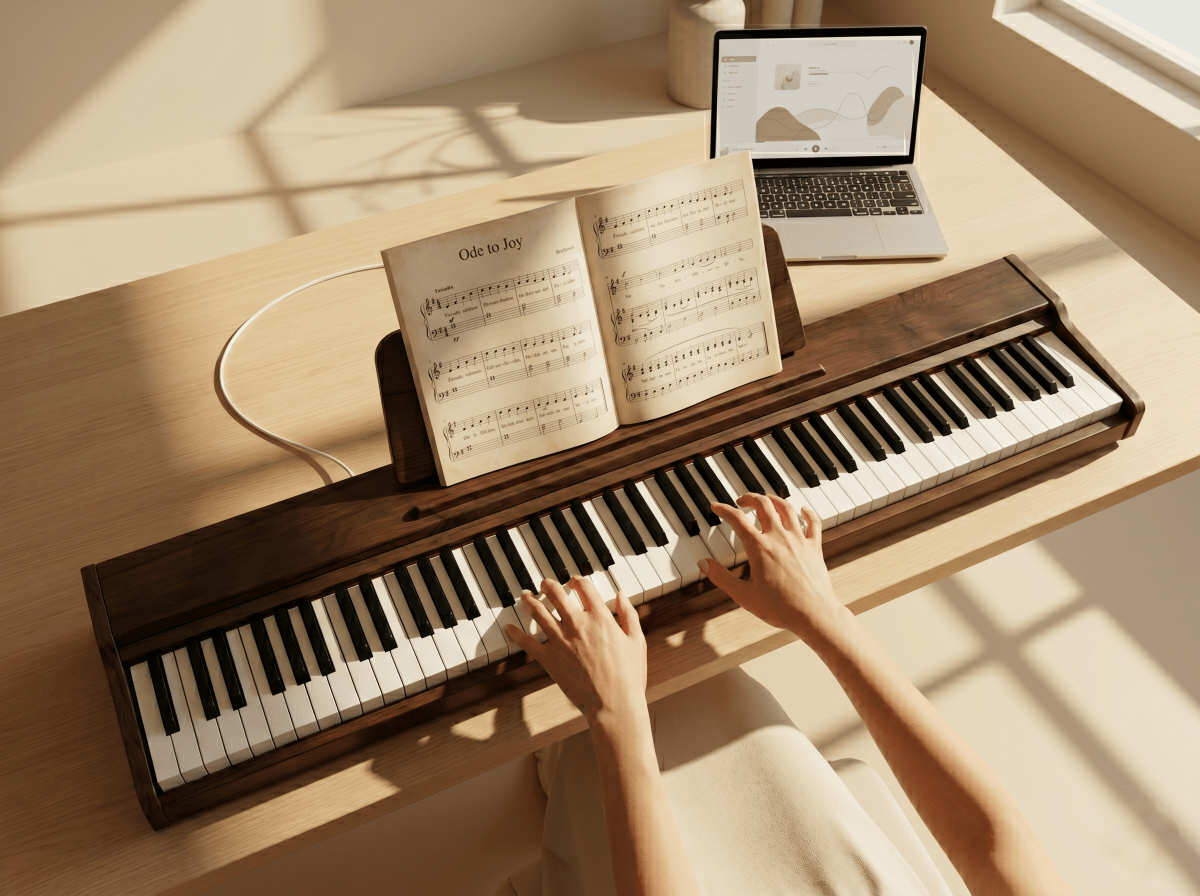 Terence P10 Digital Piano – 88 - Key Weighted Electronic Piano with Three Pedals - terenceofficial