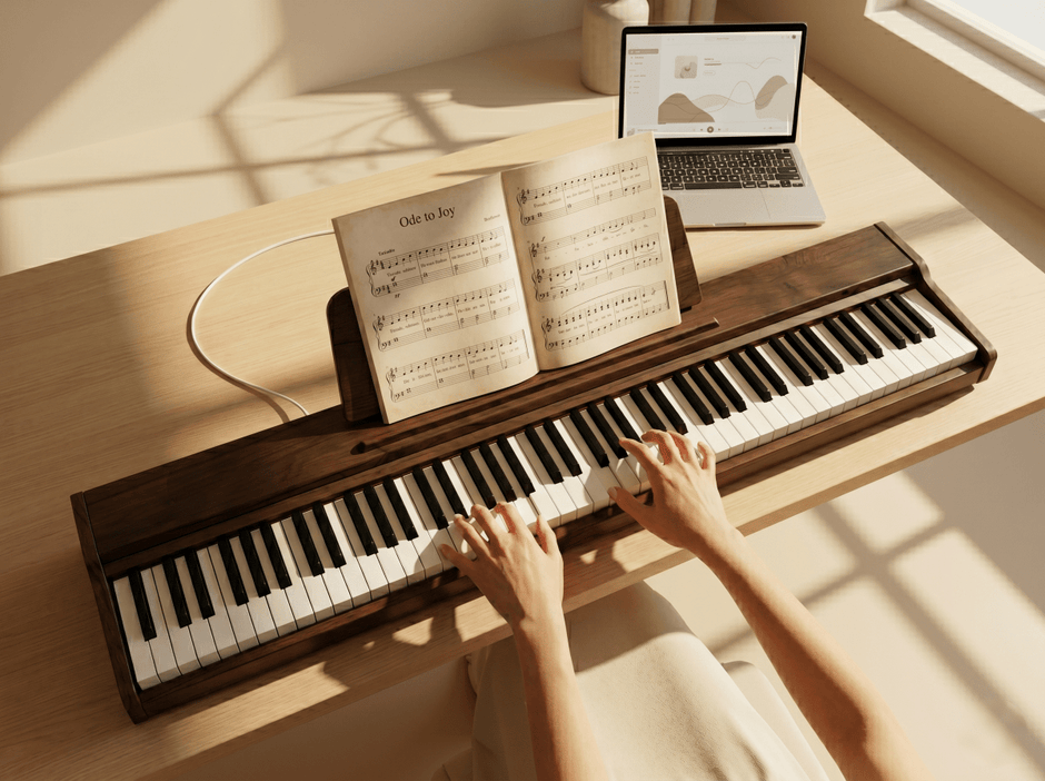 Terence P10 Digital Piano – 88 - Key Weighted Electronic Piano with Three Pedals - terenceofficial