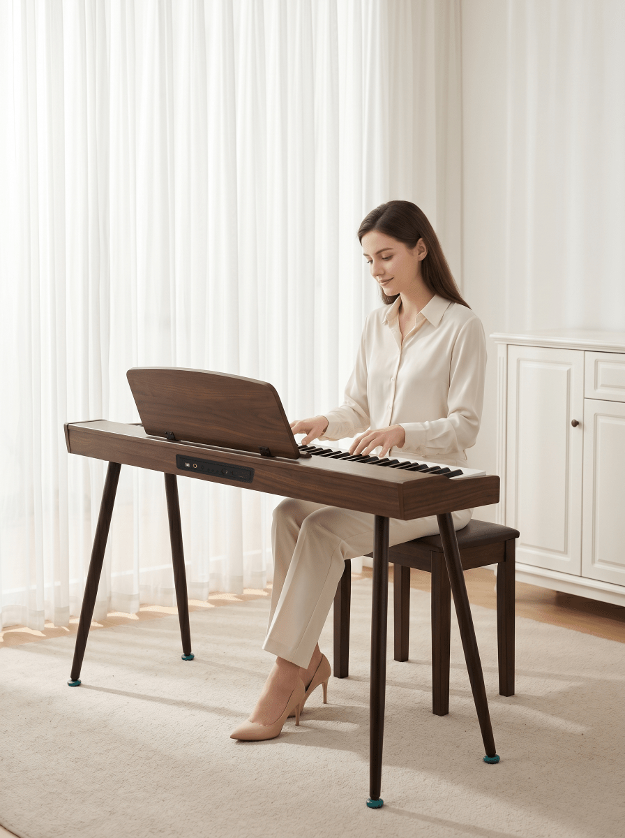 Terence P10 Digital Piano – 88 - Key Weighted Electronic Piano with Three Pedals - terenceofficial