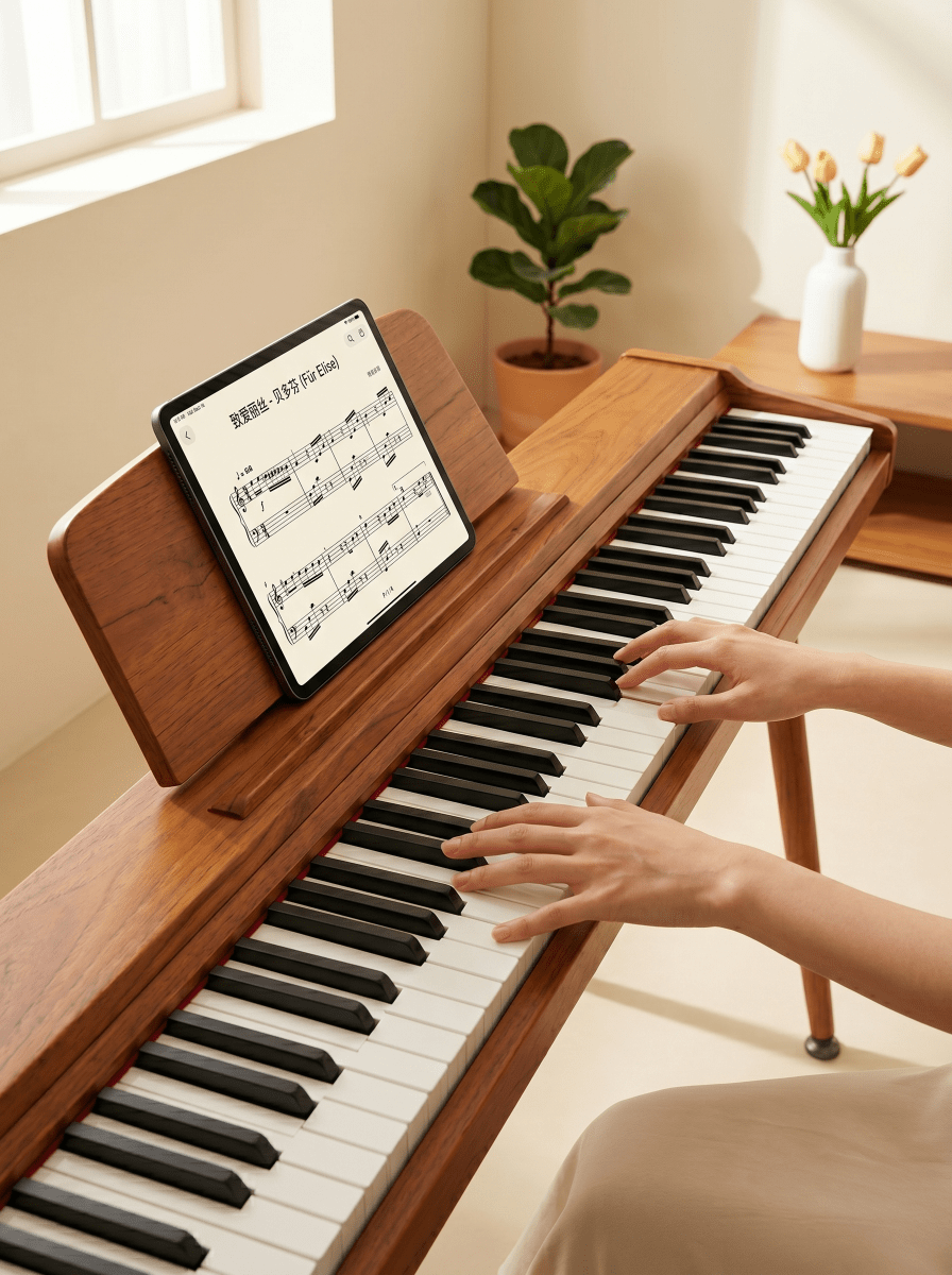 Terence P10 Digital Piano – 88 - Key Weighted Electronic Piano with Three Pedals - terenceofficial