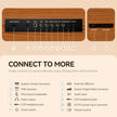 Terence P37 88 - Key Weighted Digital Piano with Stand & Triple Pedal - Wood Grain（副本） - terenceofficial