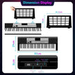 TERENCE SP - 01 61 - Key Digital Keyboard Piano with Dual HiFi Speakers - terenceofficial