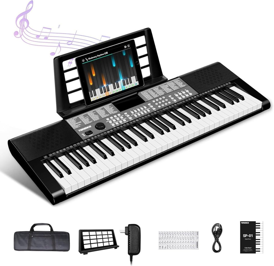 TERENCE SP - 01 61 - Key Digital Keyboard Piano with Dual HiFi Speakers - terenceofficial