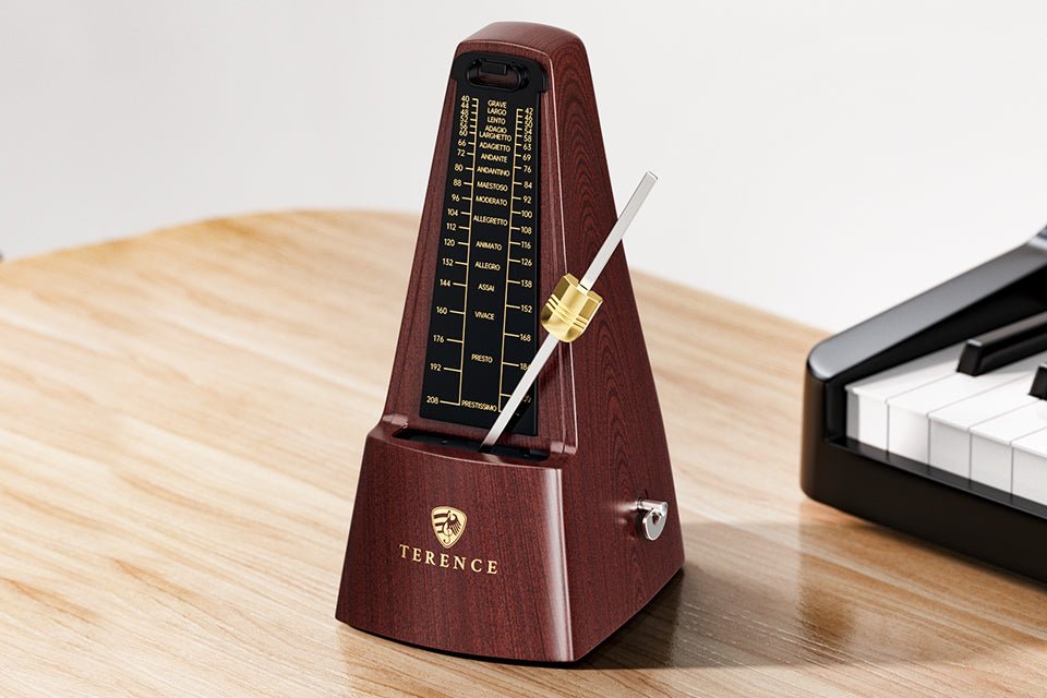 Terence TM1 Mechanical Metronome – Multi - Instrument, Lightweight & Portable, Electronic Keyboard Accessory - terenceofficial