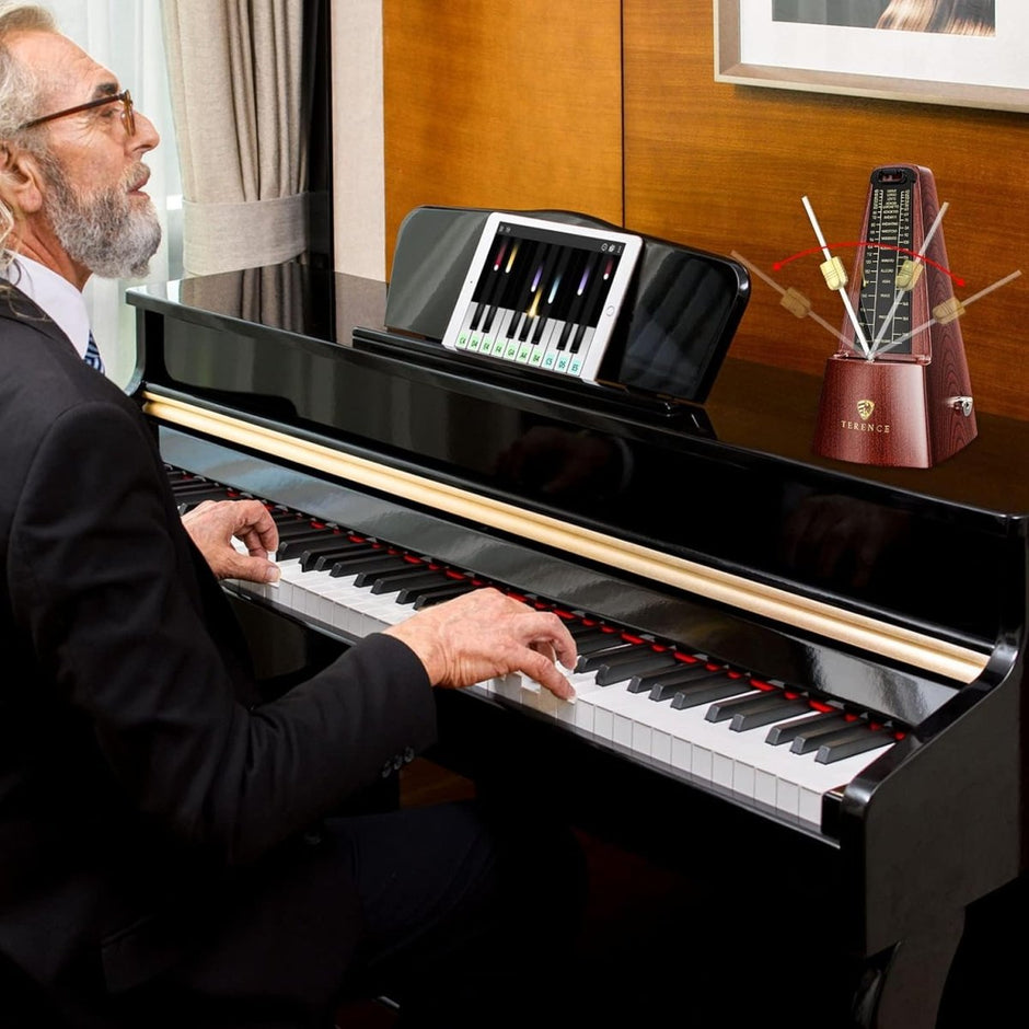 Terence TM1 Mechanical Metronome – Multi - Instrument, Lightweight & Portable, Electronic Keyboard Accessory - terenceofficial