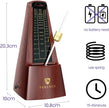 Terence TM1 Mechanical Metronome – Multi - Instrument, Lightweight & Portable, Electronic Keyboard Accessory - terenceofficial