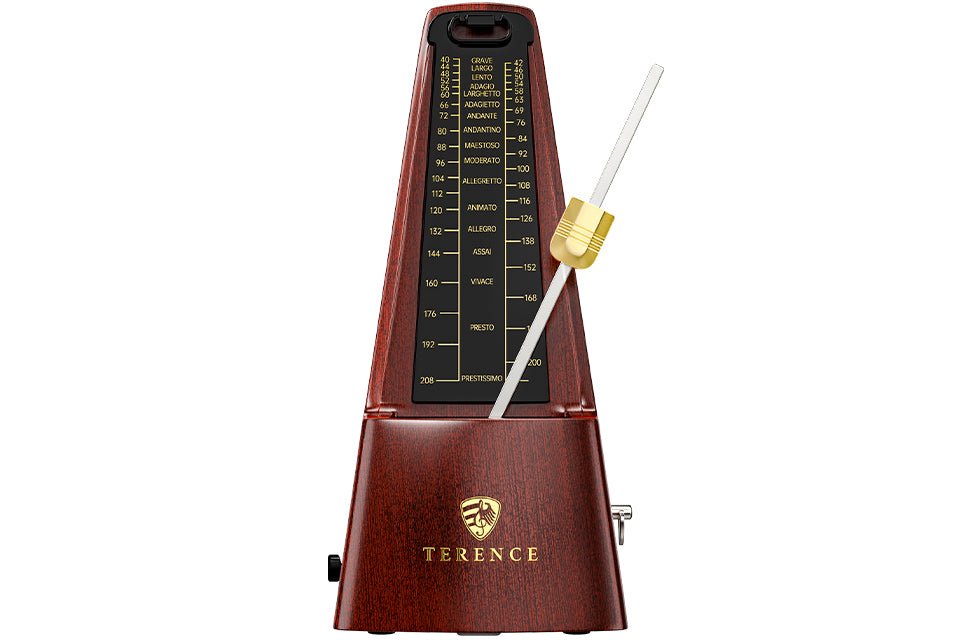 Terence TM1 Mechanical Metronome – Multi - Instrument, Lightweight & Portable, Electronic Keyboard Accessory - terenceofficial