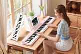 Terence V20 88 - Key Foldable Digital Piano with Semi - Weighted Keys Bluetooth & MIDI - terenceofficial