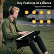 Terence V20 88 - Key Foldable Digital Piano with Semi - Weighted Keys Bluetooth & MIDI - terenceofficial