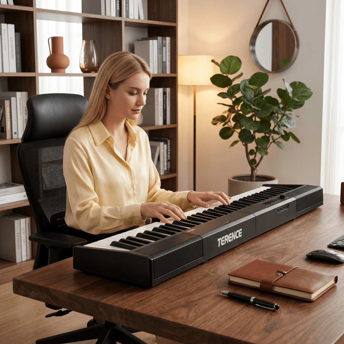 Terence V30 Pro Foldable 88 - Key Digital Piano with Fully Weighted Keys - terenceofficial