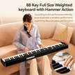 Terence V30 Pro Foldable 88 - Key Digital Piano with Fully Weighted Keys - terenceofficial