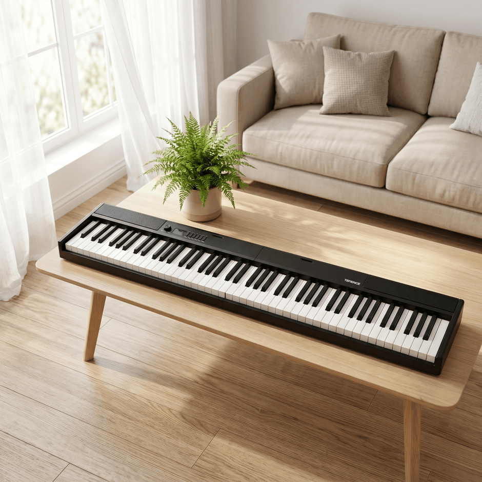 Terence V30 Pro Foldable 88 - Key Digital Piano with Fully Weighted Keys - terenceofficial