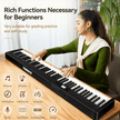 Terence V30 Pro Foldable 88 - Key Digital Piano with Fully Weighted Keys - terenceofficial