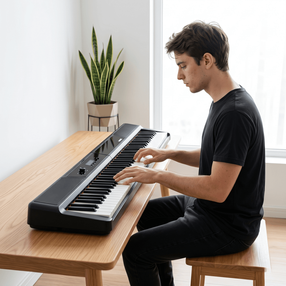 Terence V50 88 - Key Foldable Piano — Fully Weighted Touch Keyboard & High - Fidelity 30W Speakers - terenceofficial