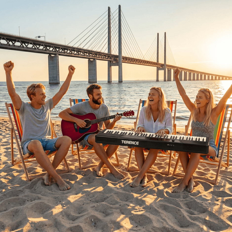 Terence V50 88 - Key Foldable Piano — Fully Weighted Touch Keyboard & High - Fidelity 30W Speakers - terenceofficial