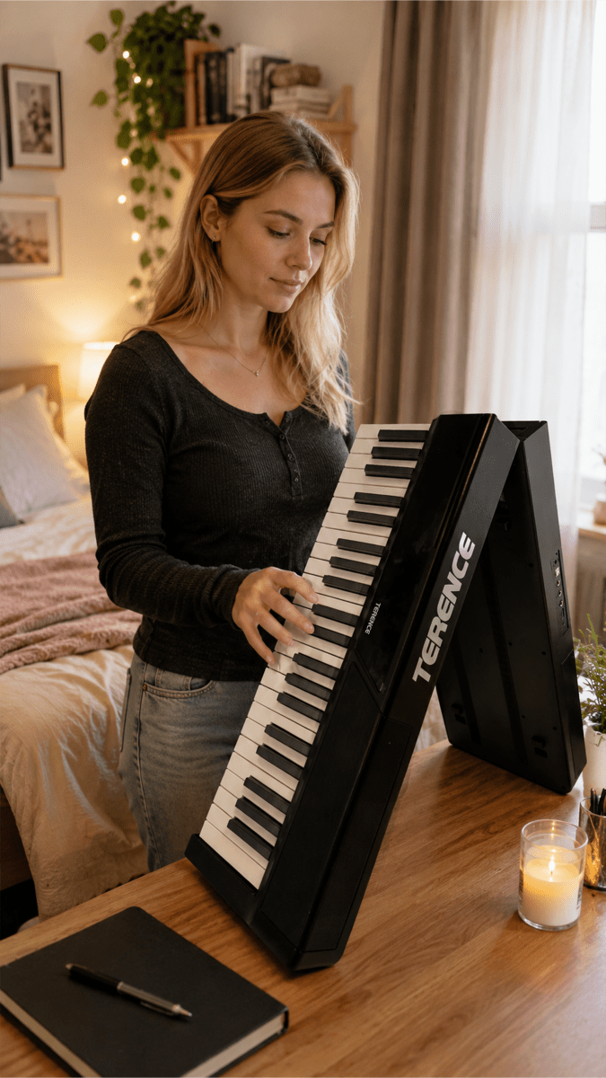 Terence V50 Foldable Digital Piano - terenceofficial