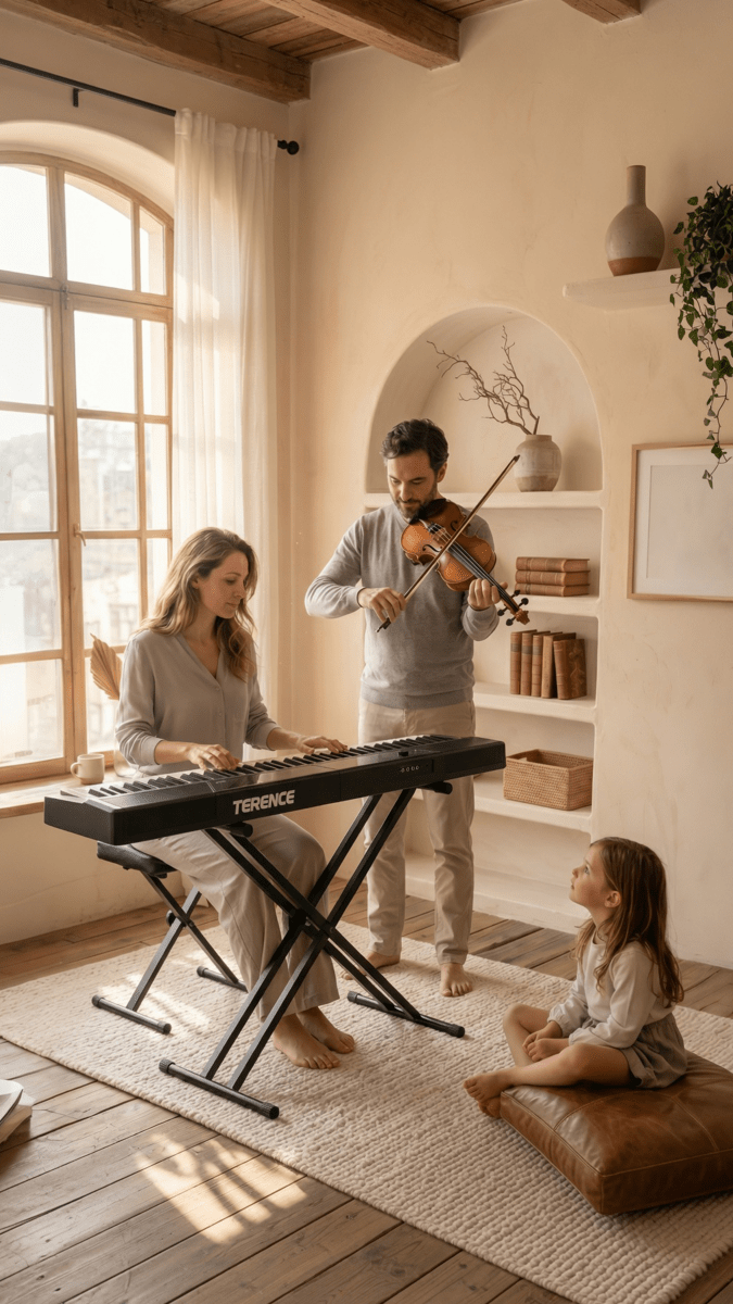 Terence V50 Foldable Digital Piano - terenceofficial