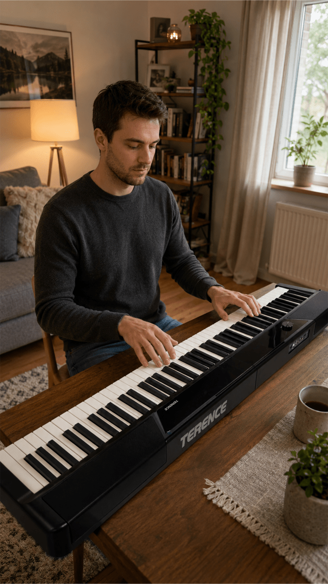 Terence V50 Foldable Digital Piano - terenceofficial