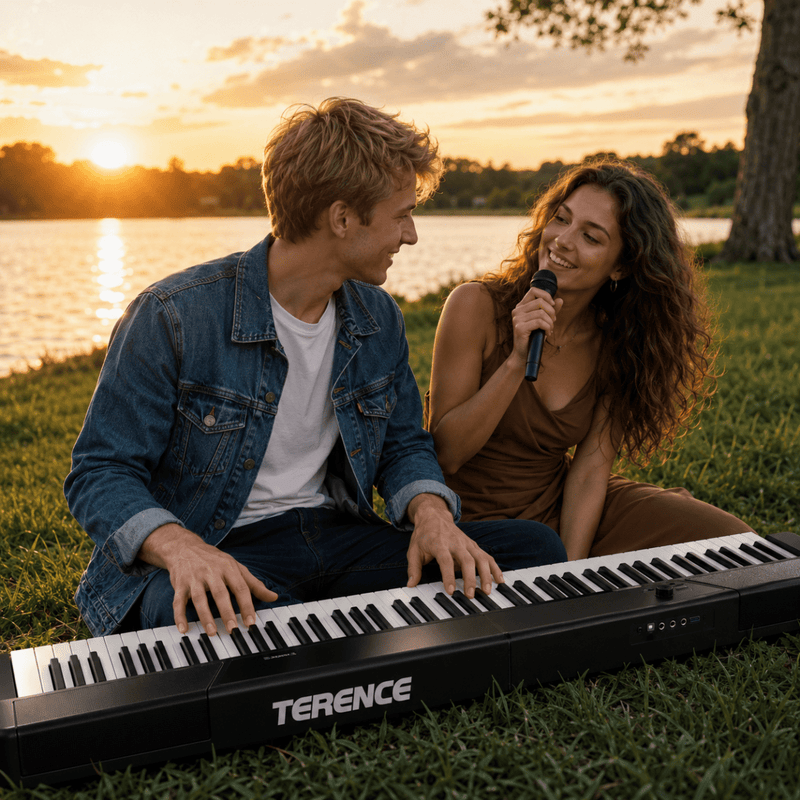 Terence V50 Foldable Digital Piano - terenceofficial