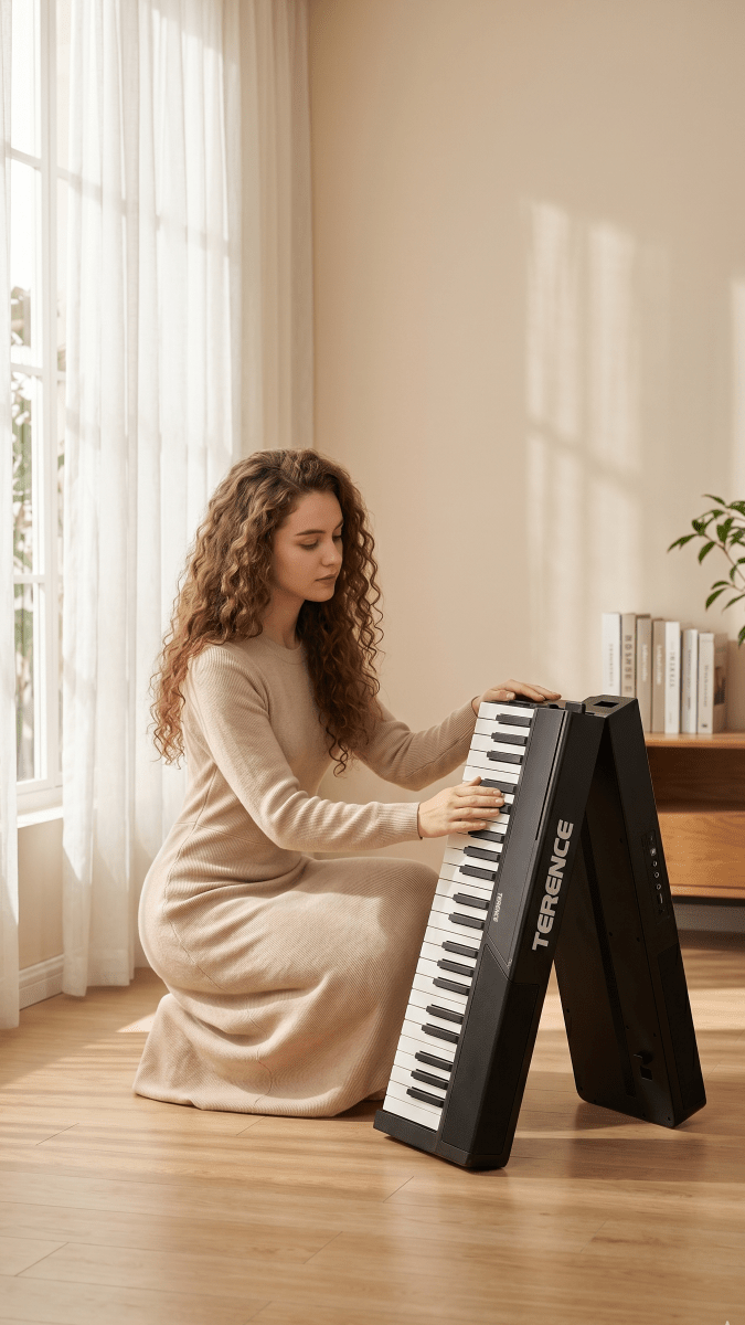 Terence V50 Foldable Digital Piano - terenceofficial