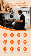 Terence V50 Foldable Digital Piano - terenceofficial