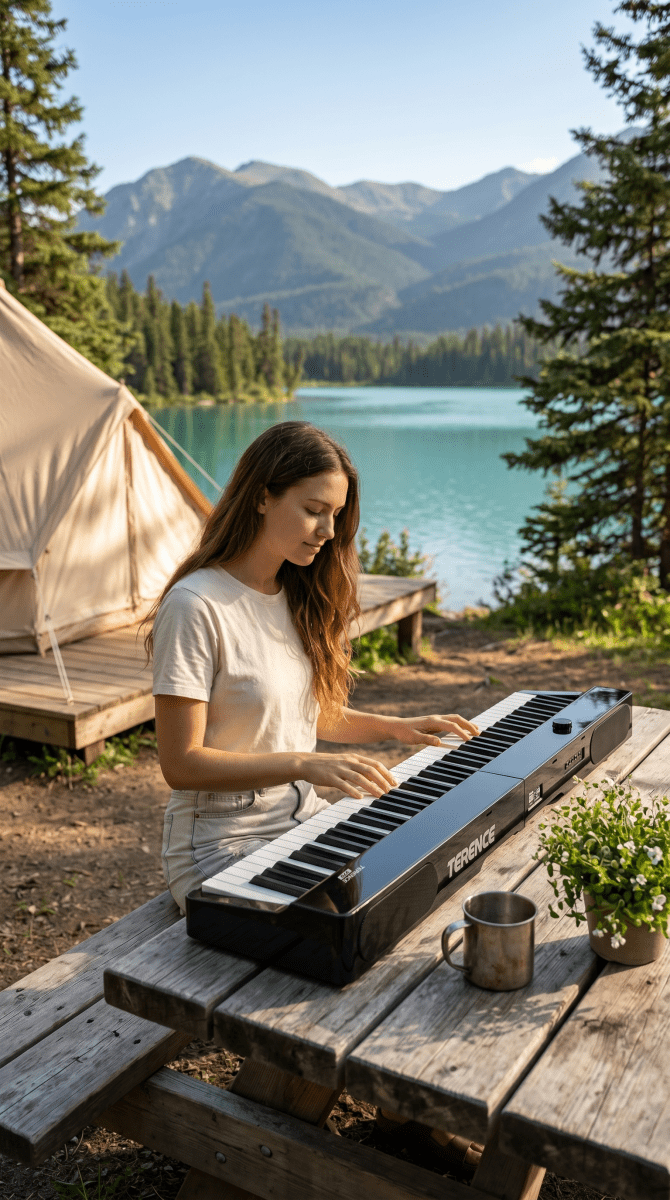 Terence V70 Foldable Digital Piano - terenceofficial