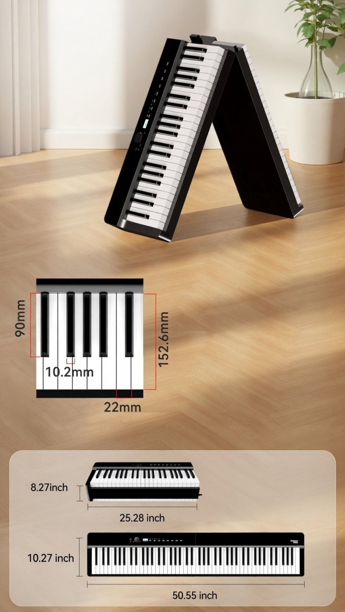Terence V70 Foldable Digital Piano - terenceofficial