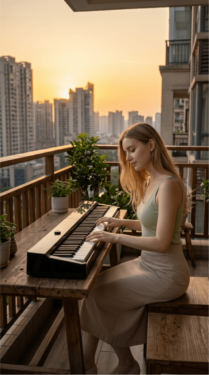 Terence V70 Foldable Digital Piano - terenceofficial